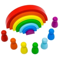 Пирамидка &laquo;Ступеньки. Радуга&raquo;