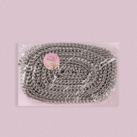 Лента с имитацией выпуклых страз, 5,75 см, 9 &plusmn; 1 м, цвет серебряный