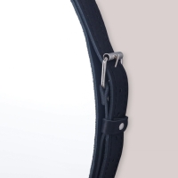 Зеркало "Ритц", d=500, на ремне из натуральной кожи, черный Зеркало "Ритц", d=500, на ремне из натуральной кожи, черный