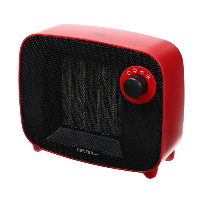 Тепловентилятор Centek CT-6022, керамический, настольный, 1500 Вт, 15 м², красный Тепловентилятор Centek CT-6022, керамический, настольный, 1500 Вт, 15 м², красный