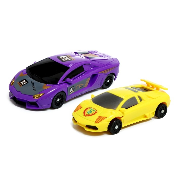 Набор роботов &laquo;Гоночные автомобили&raquo;, трансформируются