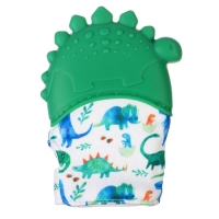 Прорезыватель-рукавичка &laquo;Динозаврик&raquo;, Крошка Я,