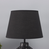 Лампа настольная "Луиза" 1х40Вт Е27 черный 25х25х38,,5см