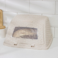 Хлебница &laquo;Плетёнка &raquo;, цвет слоновая кость