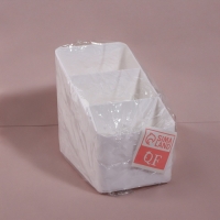 Органайзер для хранения &laquo;WHITE&raquo;, 3 секции, 14,5 &times; 9 &times; 13 см, цвет белый