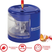 Точилка электрическая 2 отверстия BRAUBERG "STANDARD", питание от 4 батареек АА, 228423 Точилка электрическая 2 отверстия BRAUBERG "STANDARD", питание от 4 батареек АА, 228423