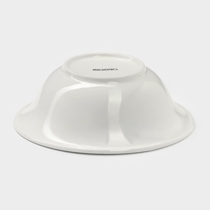 Тарелка глубокая фарфоровая Magistro &laquo;Rodos&raquo;, 650 мл, 18&times;6 см, цвет белый