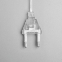 Светодиодная верхушка на ёлку &laquo;Звезда белая&raquo; 22 см, 30 LED, провод 2 метра, 220 В, свечение мульти