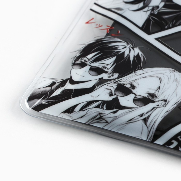 Чехол на телефон водонепроницаемый &laquo;Аниме&raquo;, черно белое, 12 х 21 см