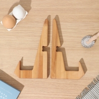 Подставка для книг, планшетов, 16,5&times;12,5&times;16,5 см, длина 1 детали 22,5 см, берёза