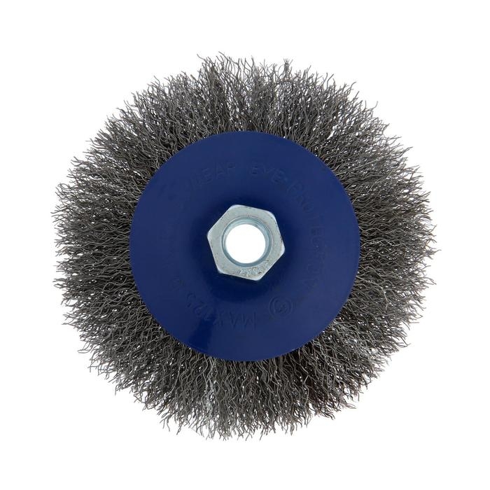 Щетка металлическая для УШМ ТУНДРА, &laquo;тарелка&raquo;, М14, 125 мм