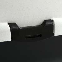 Туалет-домик для кошек закрытый с дверцей 50*38*37 см, черно-белый Туалет-домик для кошек закрытый с дверцей 50*38*37 см, черно-белый