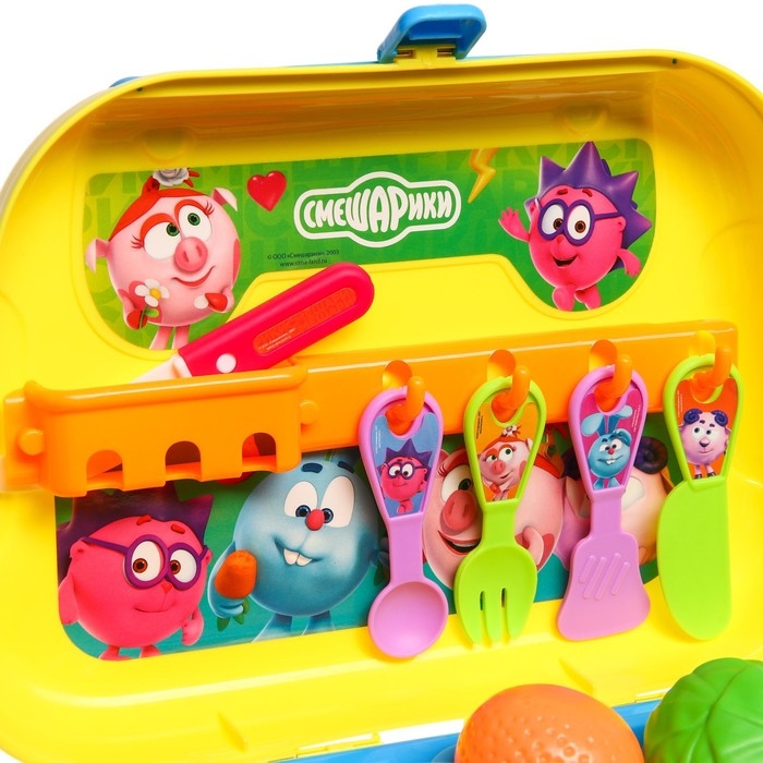 Игровой набор &laquo;Весёлая кухня&raquo;, Смешарики, с аксессуарами, в сумке