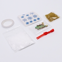 Набор для творчества &laquo;Новогодний шарик: Змея&raquo;, светится в темноте