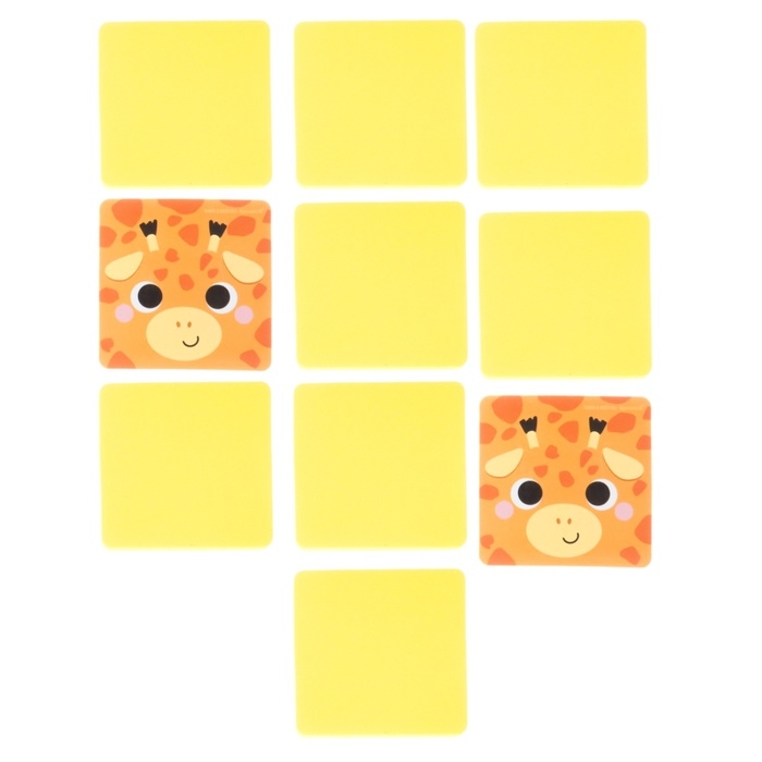 Мемо-игра: Присоски многоразовые для игры в ванной &laquo;Морские животные&raquo;, найди пару, 5 пар, 10 стикеров EVA, Крошка Я