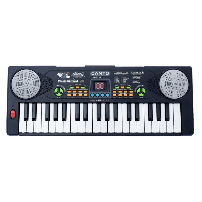 Синтезатор &laquo;Весёлые мелодии&raquo; с микрофоном, 37 клавиш