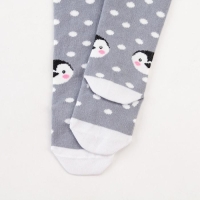 Колготки Крошка Я &laquo;Пингвин&raquo;, цвет серый, рост 98-104 см