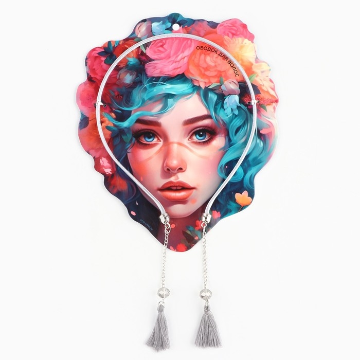 Ободок для волос с декоративными элементами &laquo;Beauty&raquo;, 0.8 х 13 х 24 см