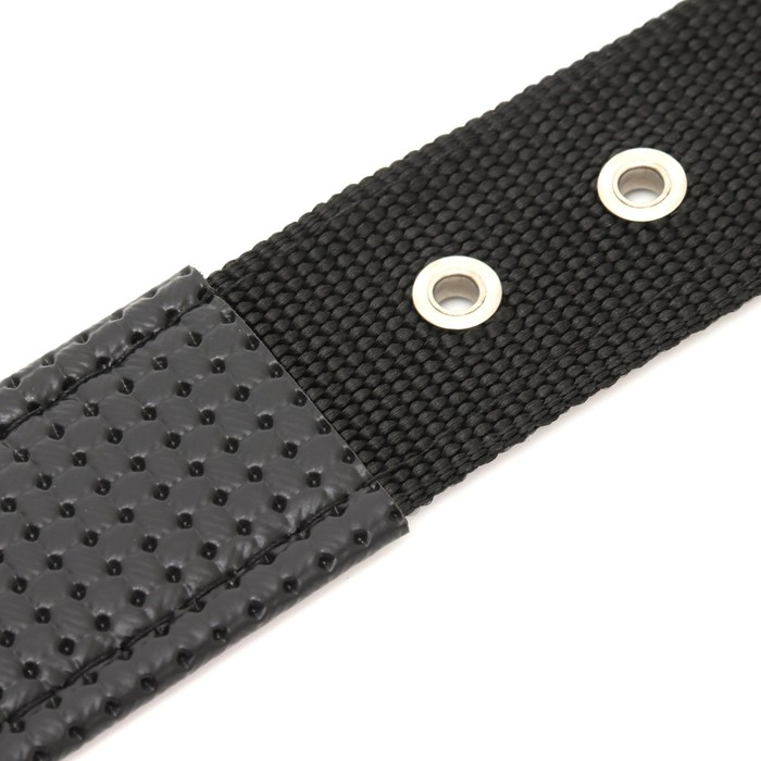 Ошейник "Комфорт" комбинированный, 60 х 4 см, ОШ 45-55 см, чёрный