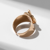 Кольцо &laquo;Узел&raquo; диаметр, цвет золото, безразмерное