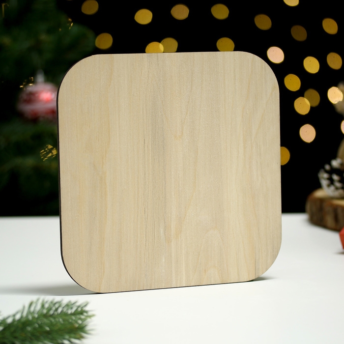 Подставка под горячее "Символ года.Счастье в мандаринках" 19х19 см