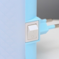 Ночник "Светлячок" LED бело-голубой 7х10х9,5 см RISALUX Ночник "Светлячок" LED бело-голубой 7х10х9,5 см RISALUX