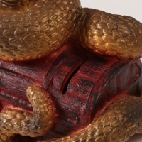 Копилка"КОБРА НА СУНДУКЕ "  20 х 17 х 12 см.