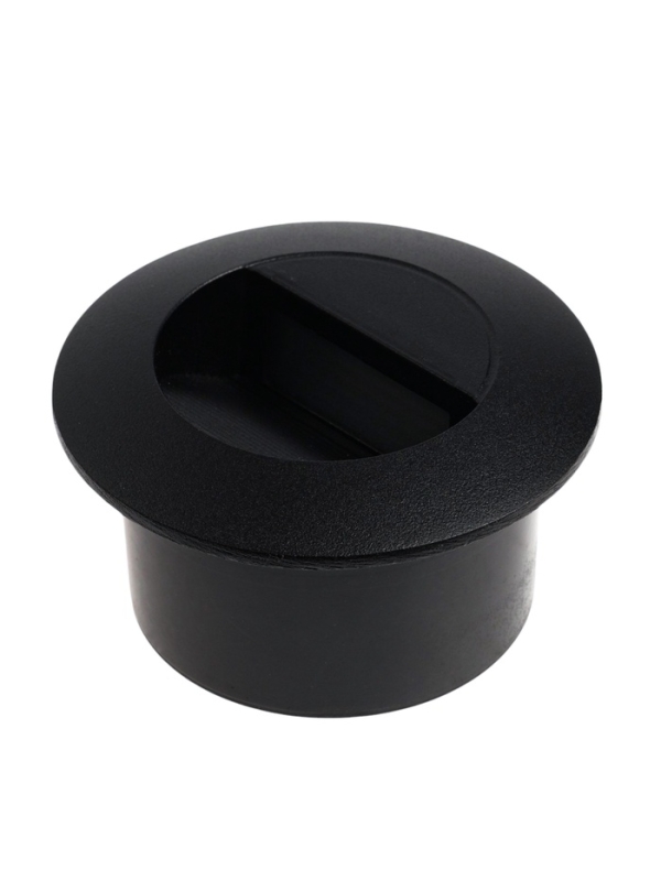 Встраиваемый светильник для лестницы, IP65, 3 Вт, 4000K, 65х65, круг, черный