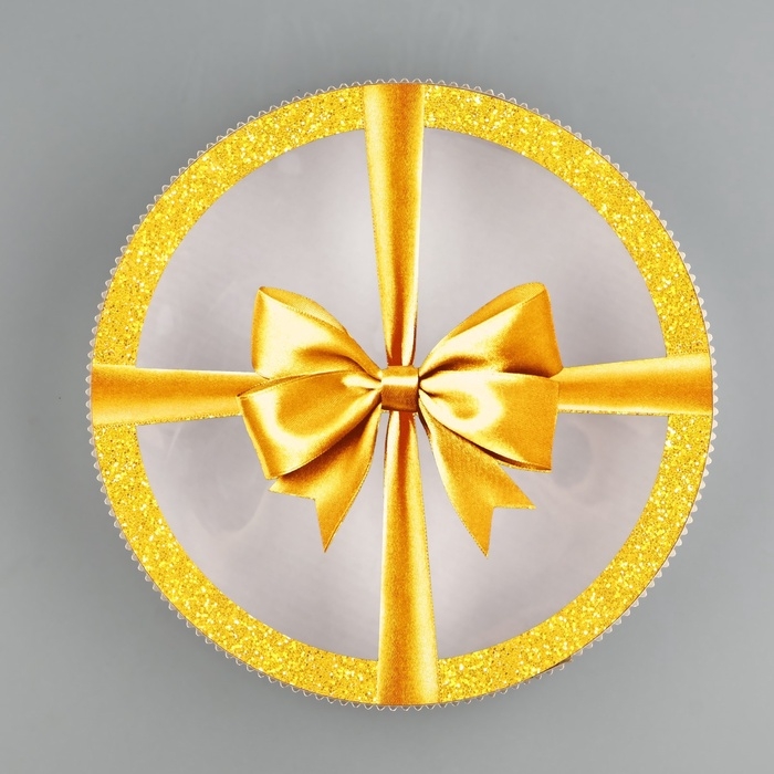 Коробка подарочная &laquo;Роскошный бант&raquo;, 18 х 18 х 5 см