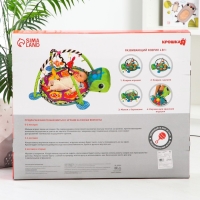 Развивающий коврик 3 в 1 &laquo;Енот&raquo;, 68х68 см, 30 цветных шариков, 5 игрушек, Крошка Я