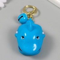 Брелок пластик с карабином "Акула-зубастик" закрывается при нажатии на зуб 5,5х7,5х5 см Брелок пластик с карабином "Акула-зубастик" закрывается при нажатии на зуб 5,5х7,5х5 см