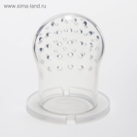 Ниблер для прикорма, с силиконовой сеточкой &laquo;Зайчик&raquo;, цвет голубой