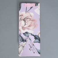 Пакет подарочный под бутылку, упаковка, &laquo;Нежность&raquo;, 13 х 32 х 11,3 см