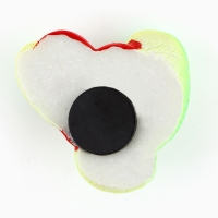 Магнит новогодний &laquo;Змея с сердцем&raquo; на Новый год, 5,5 х 4,8 см