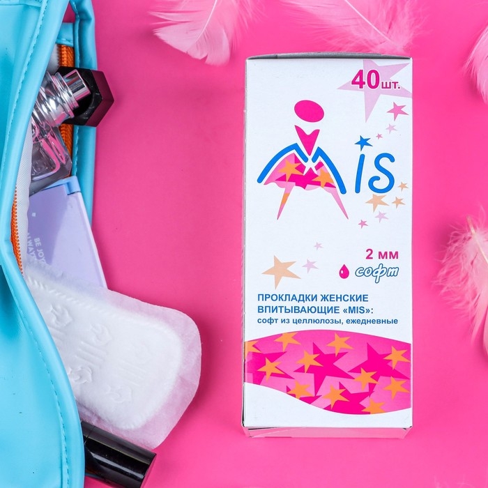 Прокладки ежедневные &laquo;Mis&raquo; целлюлоза Soft 40 шт.