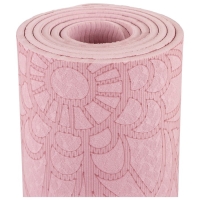 Коврик для йоги Sangh &laquo;Будда&raquo;, 183х61х0,6 см, цвет пастельный розовый