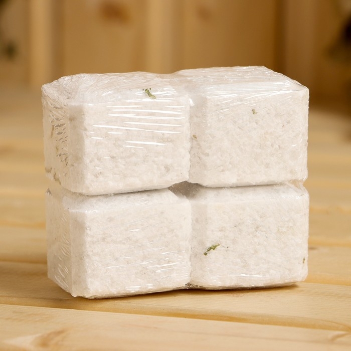 Соляной брикет набор для бани Соляной брикет набор для бани "Жаркая банька", пихта