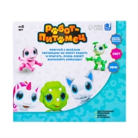 Робот собака &laquo;Питомец&raquo; IQ BOT, на пульте управления, интерактивный: звук, свет, на батарейках, белый