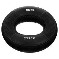 Эспандер кистевой с двойной нагрузкой ONLYTOP, массажный, 27-32 кг, цвет чёрный