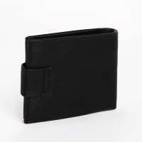 Портмоне мужское на магните, отдел для купюр, для карт, для монет, цвет чёрный Портмоне мужское на магните, отдел для купюр, для карт, для монет, цвет чёрный