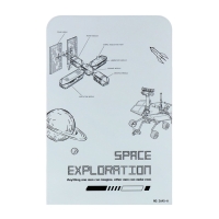 Подставки для книг "Космическая станция", 2 штуки, голубые