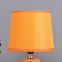 Лампа настольная "Давид" 1х40Вт Е14 оранжевый 14,5х14,5х24см