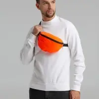 Поясная сумка Manifest Color из светоотражающей ткани, оранжевая