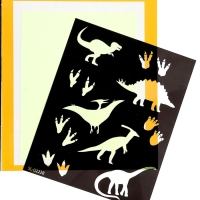 Активити-книжка с рисунками светом &laquo;Динозавры&raquo;, ручка с фонариком и невидимыми чернилами