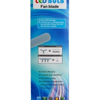 Лампа светодиодная, 30 Вт, E27, 6500K, 220 В, 3 лепестка, белый