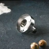 Форма для пончиков Доляна &laquo;Классика&raquo;, 7,5&times;7,5&times;6 см, цвет серебристый