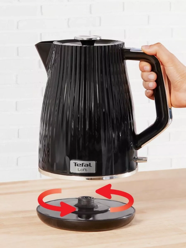 Чайник электрический Loft KO250830, черный, 1.7 л