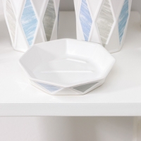 Набор аксессуаров для ванной комнаты &laquo;Олимпия&raquo;, 4 предмета( дозатор 340 мл, мыльница, два стакана 300 мл), цвет белый