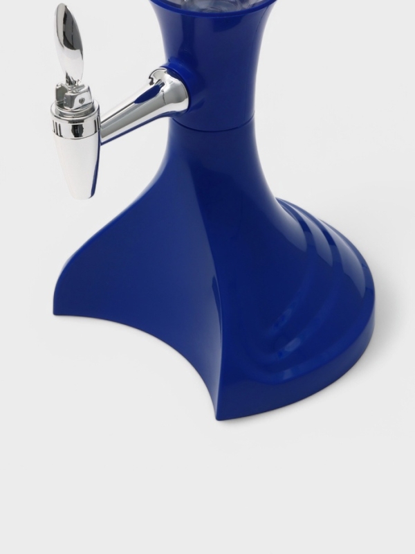 Башня пивная Monlin, 3 л, ёмкость для льда, подсветка, пластик, синий