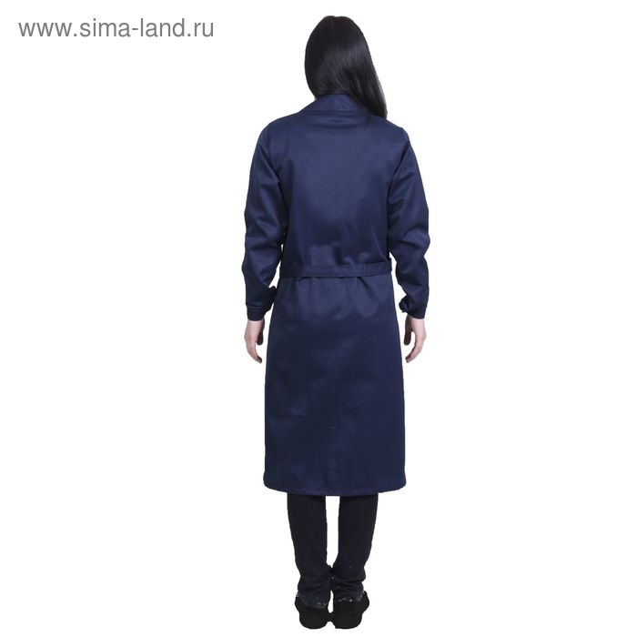 Халат рабочий, женский, р. 52-54, рост 170-176 см, цвет синий